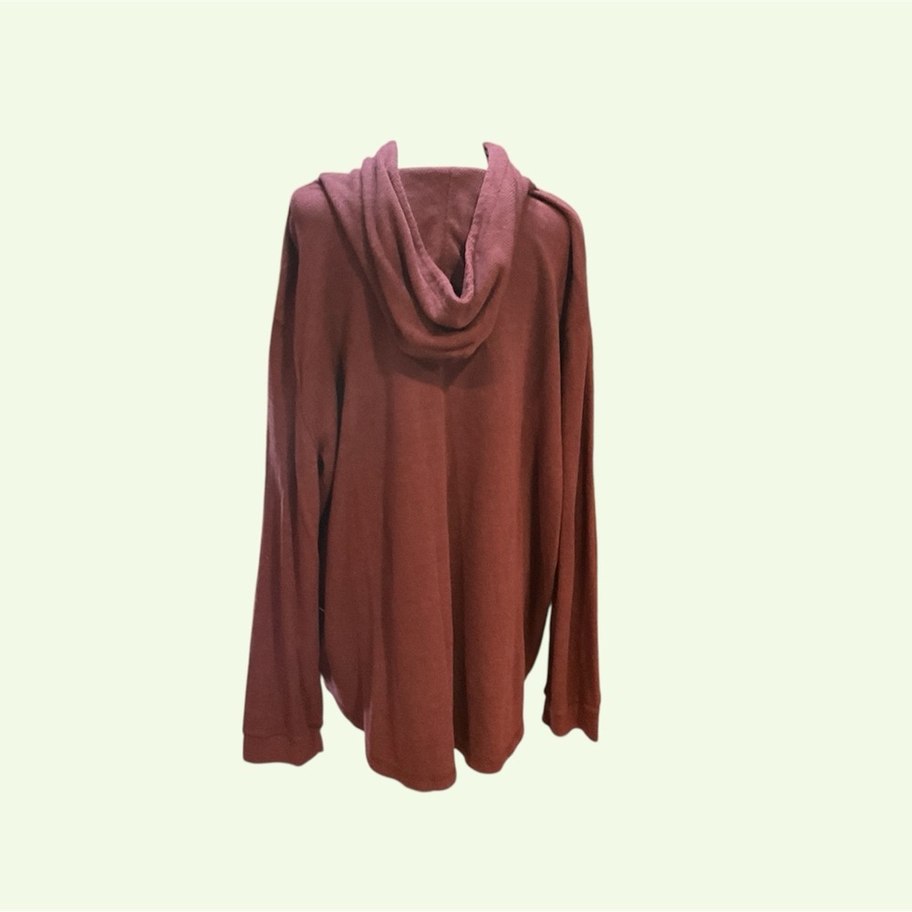 MENS GEORGE BURGANDY HOODIE IN SIZE 3X VERY GENTLY WORN - Picture 2 of 3